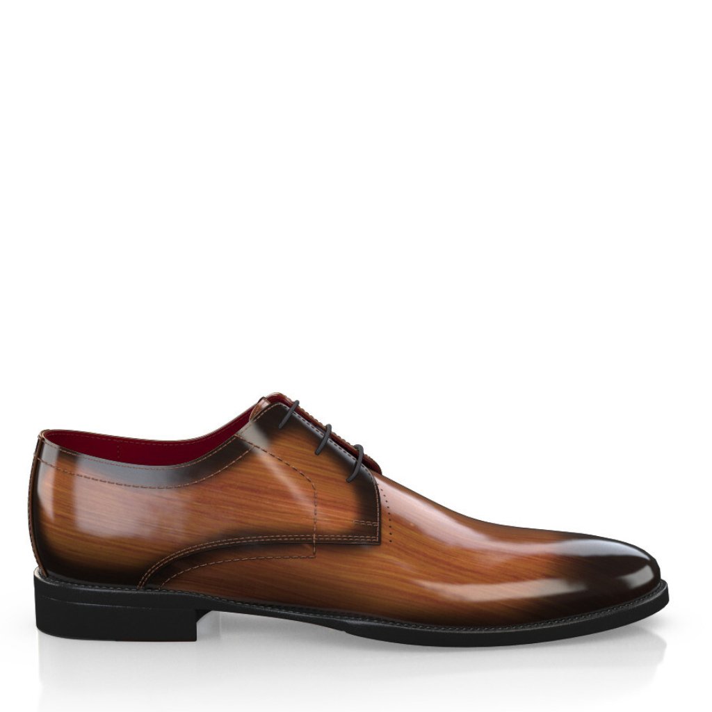 Bashwood Handmade Brown Patina Leather Oxfords